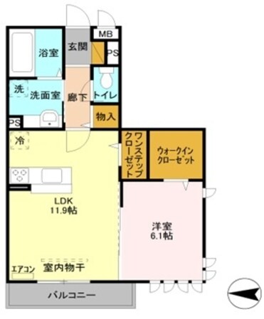 クレセントの物件間取画像
